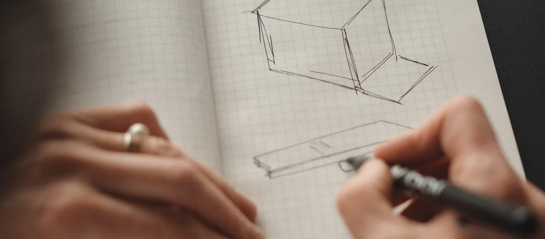 Croquis d'une pièce sur mesure — Gaëlle Pinel Studio